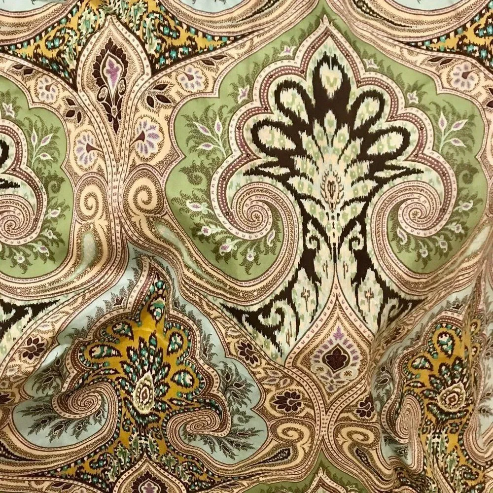 Echo NY Majolica 100% Cotton Shower Curtain 72x72